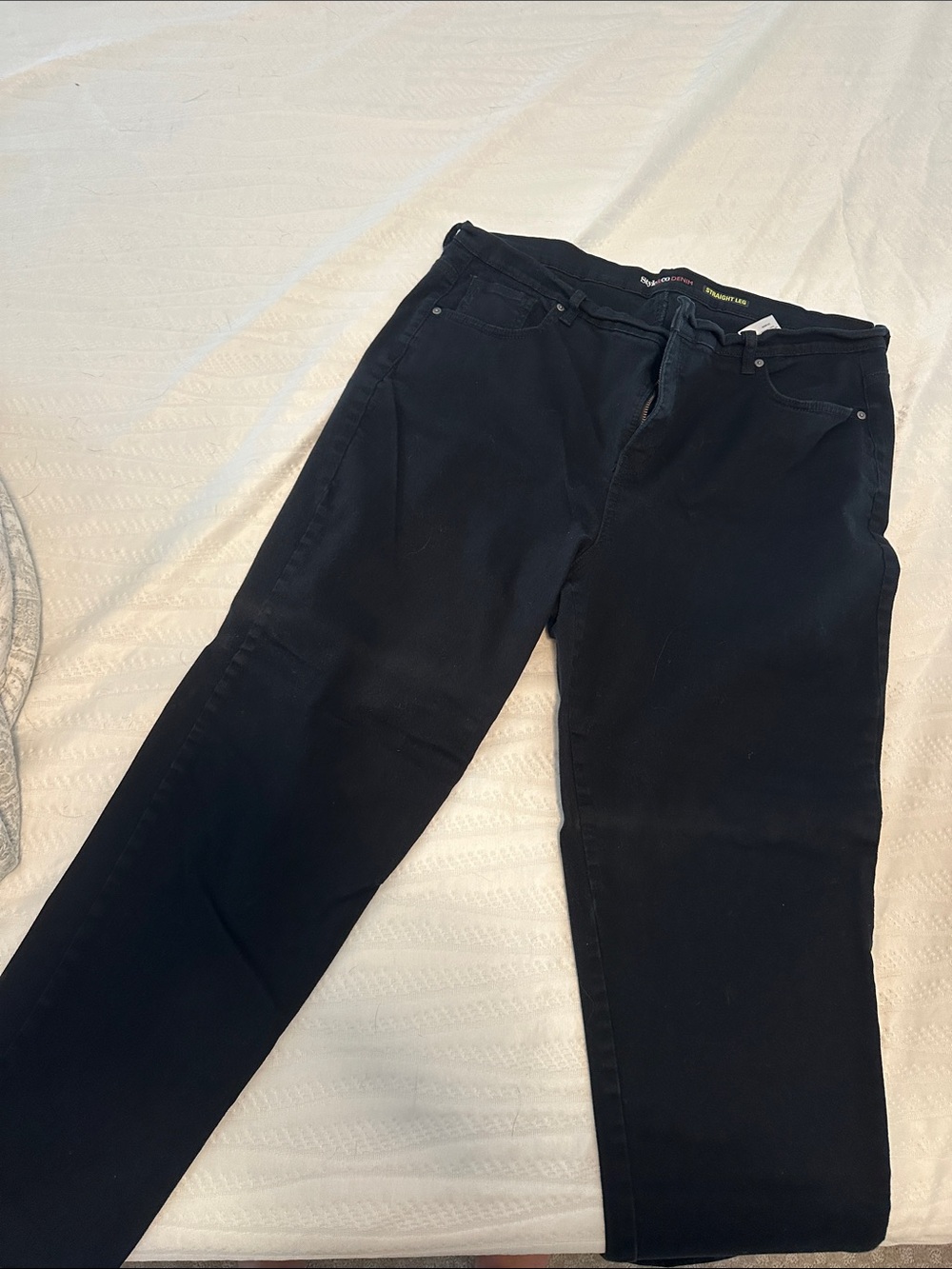 Style & Co. Women’s Straight Jeans in Black